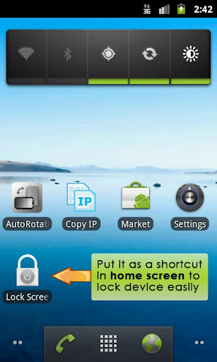Android application Lock Screen App screenshort