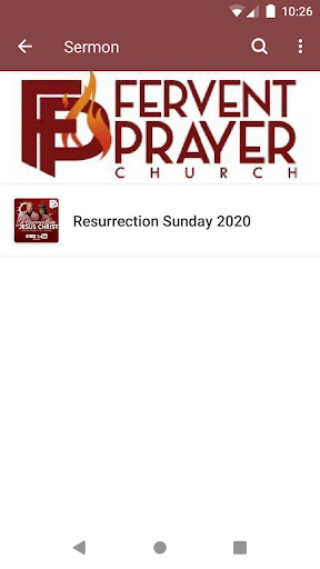Fervent Prayer Church Indy Screen 2