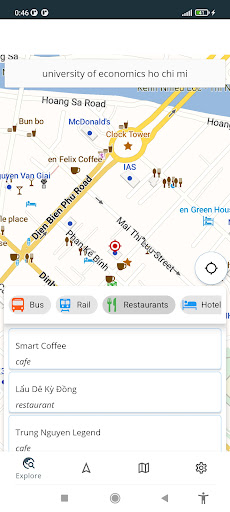 Android application Vietnam Offline Map screenshort