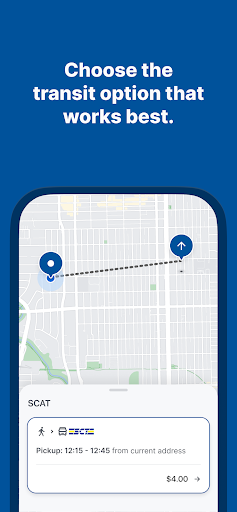 Screenshot of SCAT Paratransit