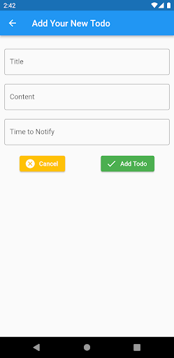 One Tap Todo Screen 2