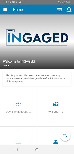 Android application iNGAGED Demo screenshort