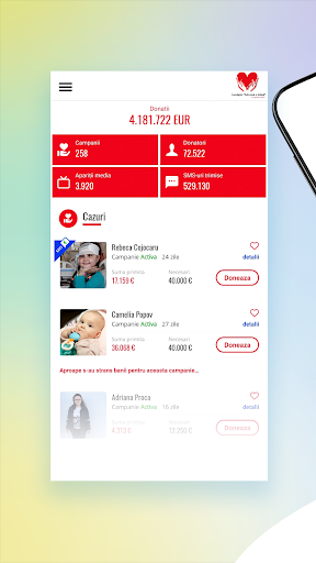 Android application Salveaza o Inima screenshort