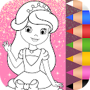 Princess Coloring Book Glitter & Girls Dr 1.4.3 APK ダウンロード