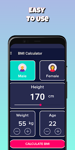 BMI Calculator Screen 2