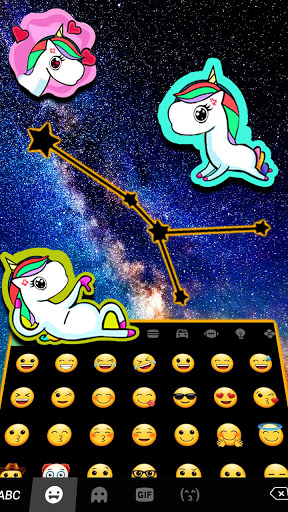 Cancer Galaxy Keyboard Backgro Screen 3