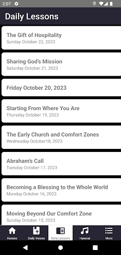 Bible Study Daily Screen 2