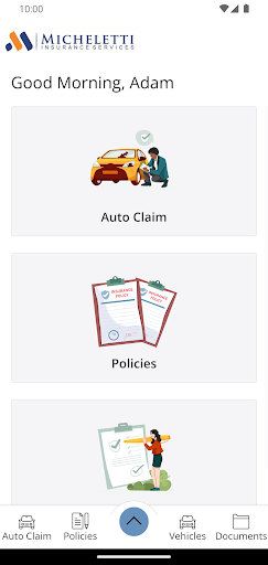 Micheletti Insurance Services Screen 2