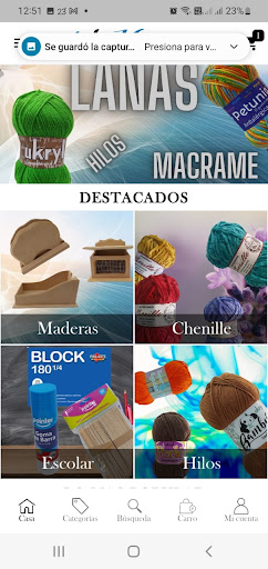 Android application ArteManiaApp screenshort