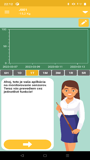 Android application Smart School Sensors screenshort
