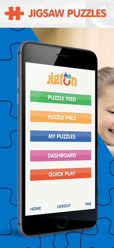 Jigfun Social Media Jigsaw App Screen 2