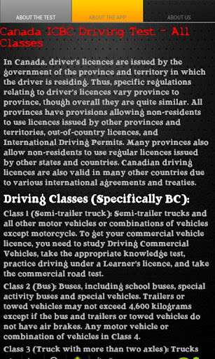 Bus Driving Theory Test Class