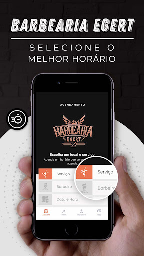 Android application Barbearia Egert screenshort