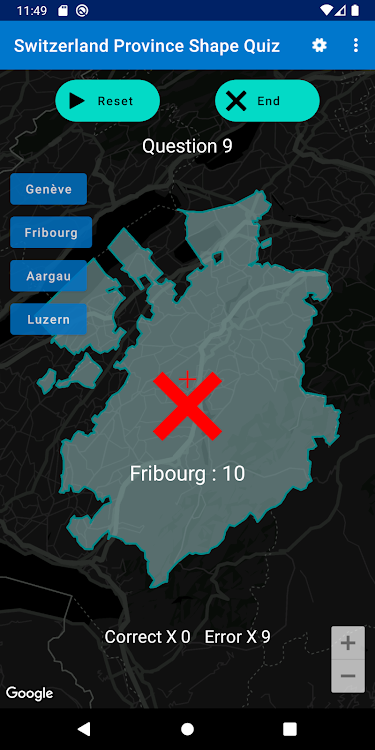 Swiss Province Shape Quiz - 1.02 - (Android)