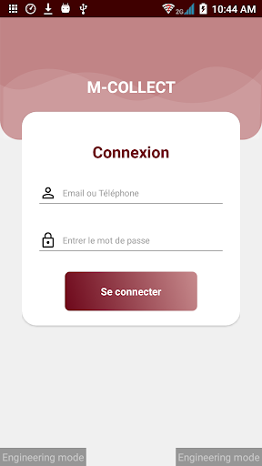 Android application M-Collect screenshort