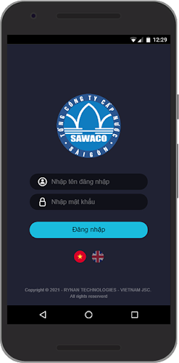 Android application SAWACO screenshort