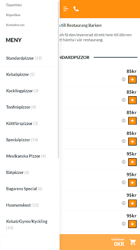 Restaurang Barken Screen 2