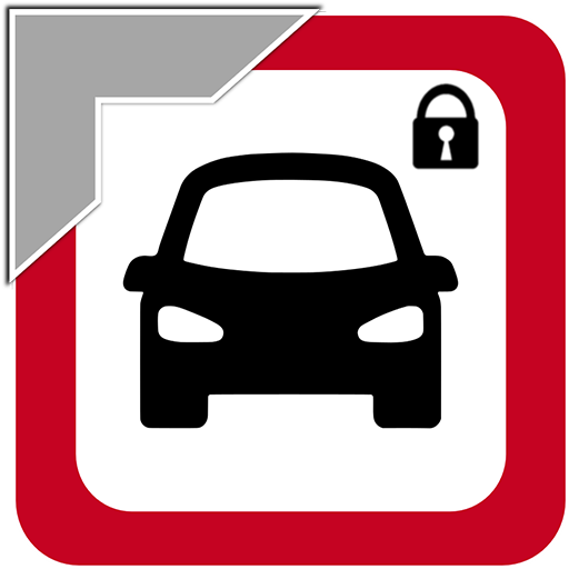 Car Secure Silver  Icon