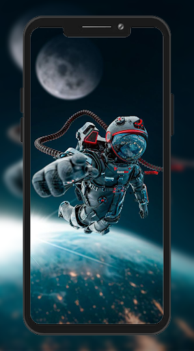 3D Art Astronaut Wallpaper Screen 2