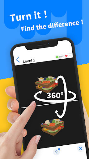 Android application Difference 3D screenshort