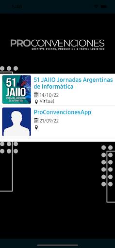 Android application PROCONVENCIONES screenshort