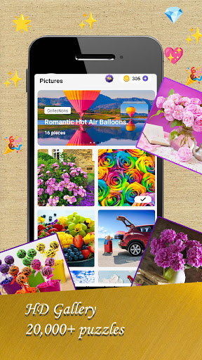 Android application Jigsaw Puzzles screenshort