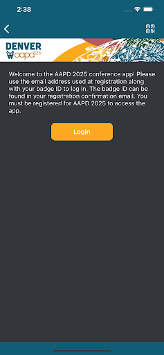 AAPD Annual Session screenshot 2