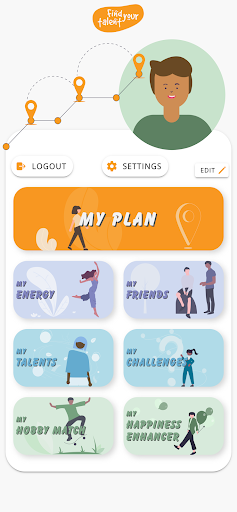 Android application Find Your Talent screenshort
