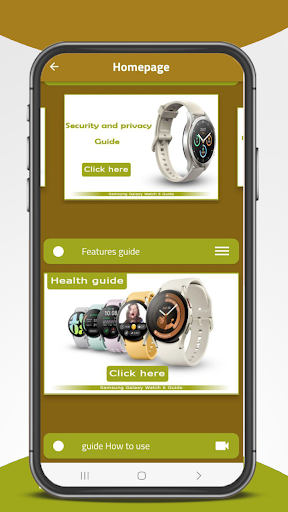 Samsung Galaxy Watch 6 Guide Screen 3