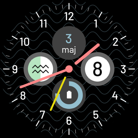 Brage Analog Watchface Screen 3