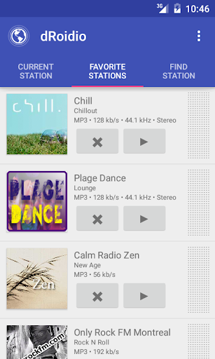 dRoidio Internet Radio Online Screen 2