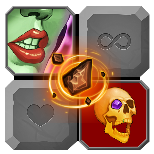 Fantasy memory game match pair logo
