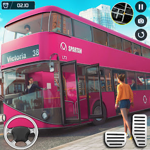 Bus Driving Simulator Bus Game screenshots apk mod 1