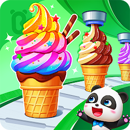Дүрс тэмдгийн зураг Little Panda's Ice Cream Stand