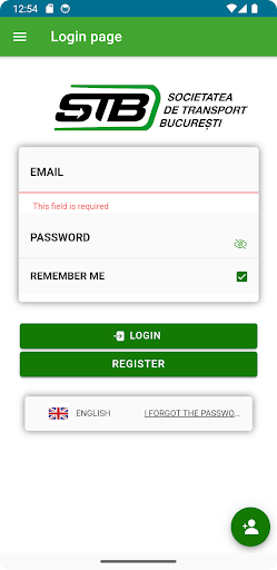 Android application Bilet TB screenshort