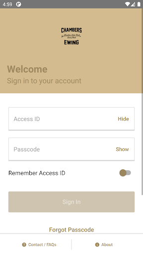Chambers State Bank Screen 2