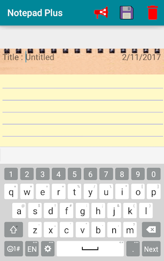Notepad Lite Screen 3