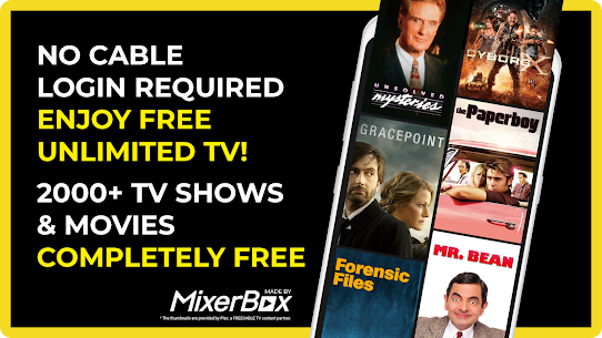 FREECABLE© TV App: Shows, News android 1