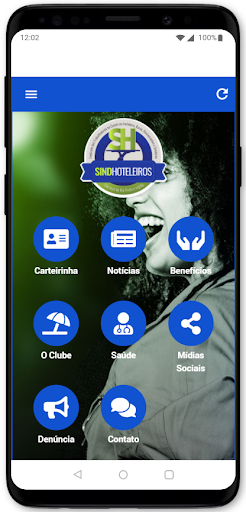 Android application SINDHOTELEIROS screenshort