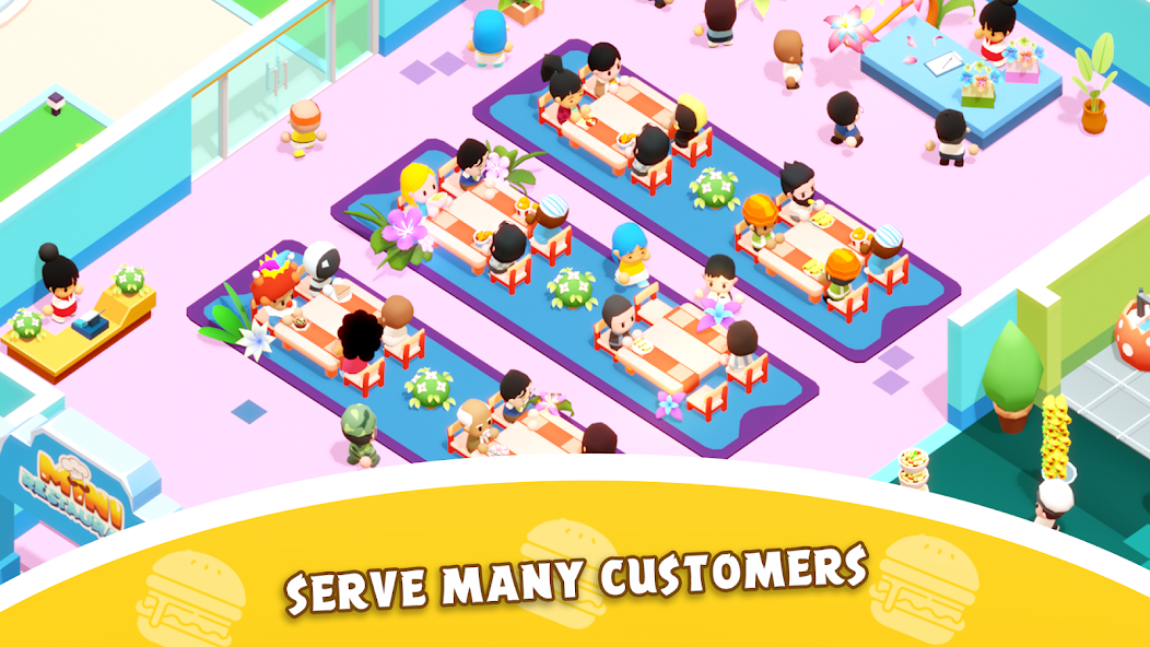 Mini Restaurant: Food Tycoon 1.17.0 APK + Mod (Remove ads / Mod speed) for Android