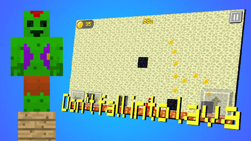 Android application Multicraft parkour game: A4 screenshort