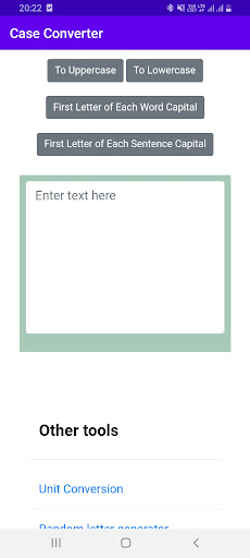 Anteprima dell'app