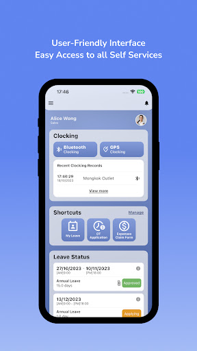 BBHRMS - HR App on the Go Screen 3