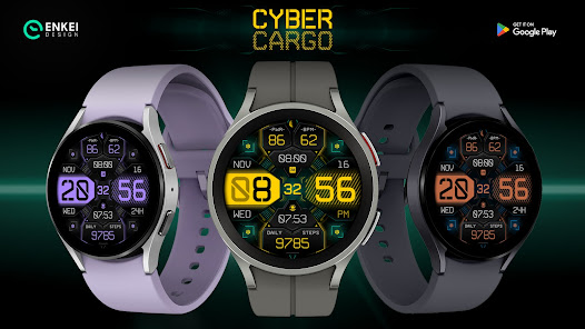 Captura 7 Cyber Cargo digital watch face android