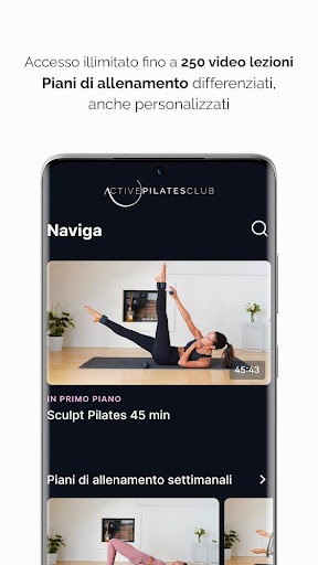 ActivePilatesClub Screen 2