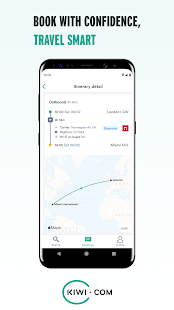 Kiwi.com: Best travel deals: flights, trains, cars Screenshot