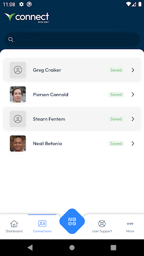 Android application Visit Connect screenshort