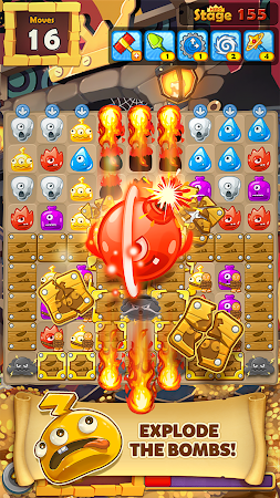 Game screenshot モンスターバスターズです : マッチ3パズルです mod apk
