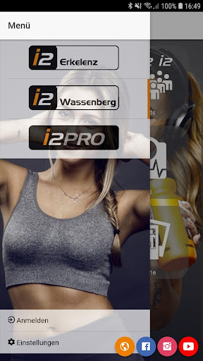 i2 Fitness App Screen 2