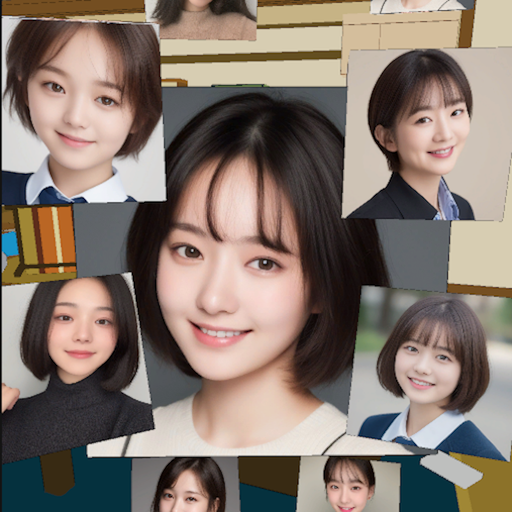 AI美少女1/100 logo